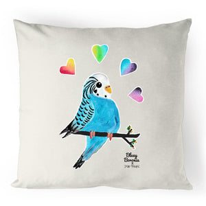 Bluey Boronia x Dead Peaceful - 100% Linen Cushion Cover
