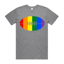 Load image into Gallery viewer, Rainbow Footy (AFT) on AS Colour Staple Organic Tee