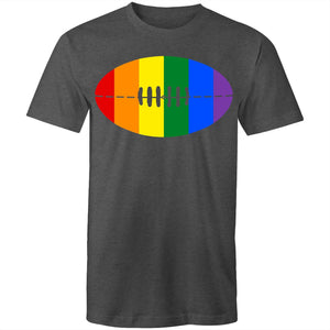 Rainbow Footy (AFT) on AS Colour Staple - Mens T-Shirt