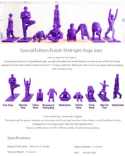 Load image into Gallery viewer, &quot;Yoga Joes&quot; - series 1  in purple midnight (limited edition) by Humango