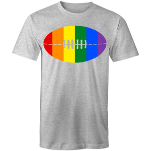 Rainbow Footy (AFT) on AS Colour Staple - Mens T-Shirt