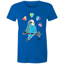Load image into Gallery viewer, Bluey Boronia x Dead Peaceful - Women&#39;s Maple Tee