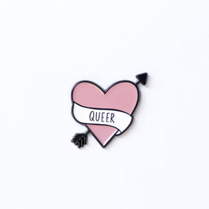 "Queer" Pin by Rising Violet Press (MELB)
