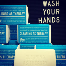 Load image into Gallery viewer, &quot;Cleaning as th*rapy&quot; - embossed soap by The School of Life (UK)