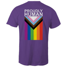 Load image into Gallery viewer, &quot;Proudly Human&quot; - Wear It Purple - fundraiser on AS Colour TeeShirt (August 2022)