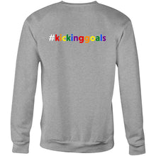 Load image into Gallery viewer, Kicking Goals (AFT) AS Colour United - Crew Sweatshirt (printed on back)