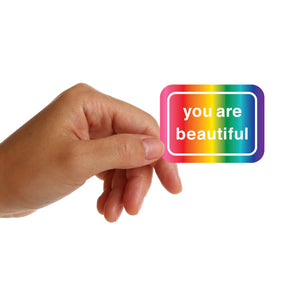 "Rainbow Classic" sticker from You Are Beautiful (USA)
