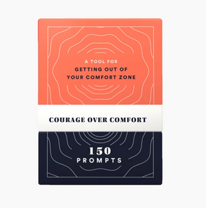 "Courage Over Comfort" prompt deck by  Best Self Co (USA)