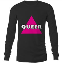 Load image into Gallery viewer, &quot;QUEER&quot; slogan - Mens Long Sleeve T-Shirt (AS Colour)