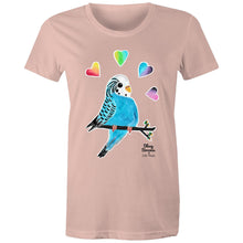 Load image into Gallery viewer, Bluey Boronia x Dead Peaceful - Women&#39;s Maple Tee
