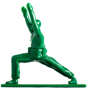"Yoga Joes" series 1 in green by Humango