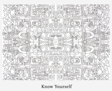 Load image into Gallery viewer, &quot;Know Yourself&quot; - Colouring as th*rapy series from The School of Life (UK)