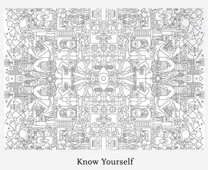 "Know Yourself" - Colouring as th*rapy series from The School of Life (UK)